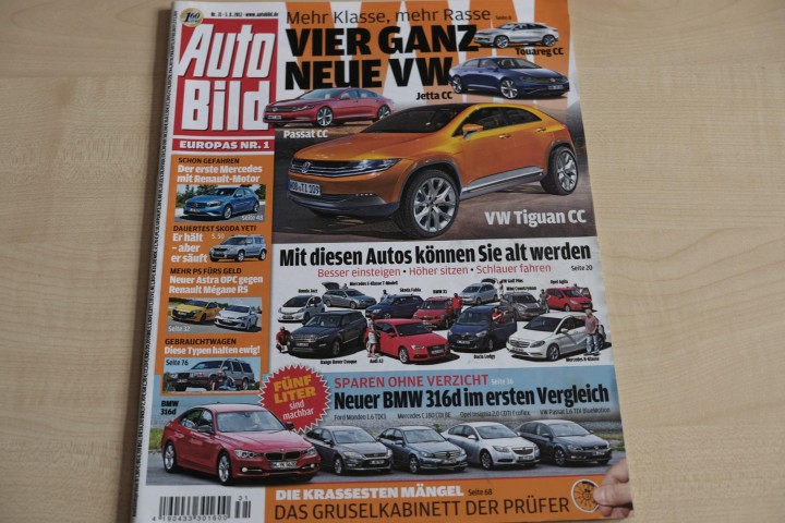 Deckblatt Auto Bild (31/2012)
